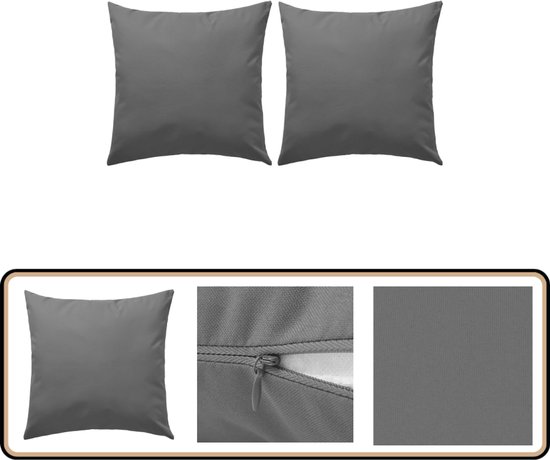 Jayusaror Morandi Kussenhoezen voor buiten, waterdicht, 50 x 50 cm, modern, geel, groen, boho, minimalistisch, vierkant, tropische bladeren, kussenslopen voor woonkamer, tuindecoratie, set van 2