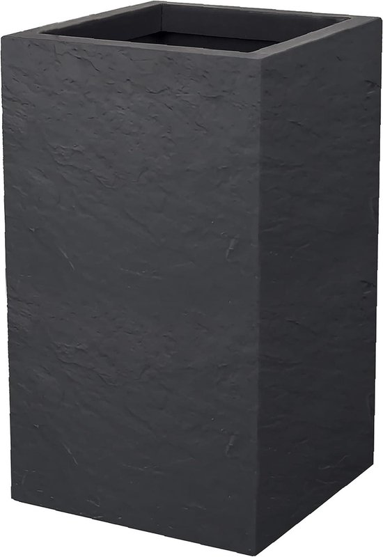 Eda plastiques Jardinière Volcania Up - 79.5x29.5x29.5cm 57L Gris Galet