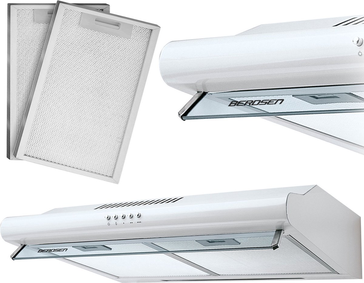 Onderbouw afzuigkap – absorber 50 cm Berdsen BE-10-A wit