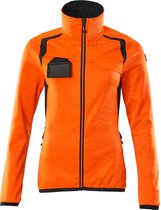 Mascot Accelerate Safe Fleecetrui met rits 19453-316 - hi-vis oranje/donkermarine - M