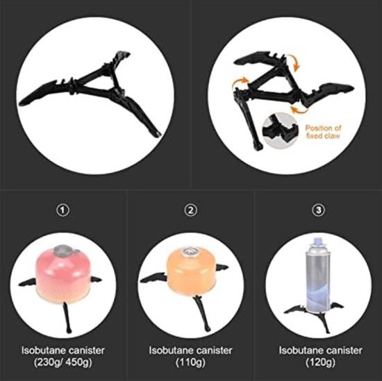 Camping kookgerei Kit met Fornuis, Outdoor Koken Set Niet Stick Pot en Pans Lichtgewicht Rugzak Wandelen Utensil Gear voor 1 tot 2 Personen Reizen Trekking en Camping — afbeelding 5