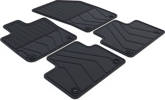Tapis de voiture de voiture en caoutchouc Volvo S60 - Année de construction : 05/2019 - 2022 - Ajustement d'origine - 4 pièces