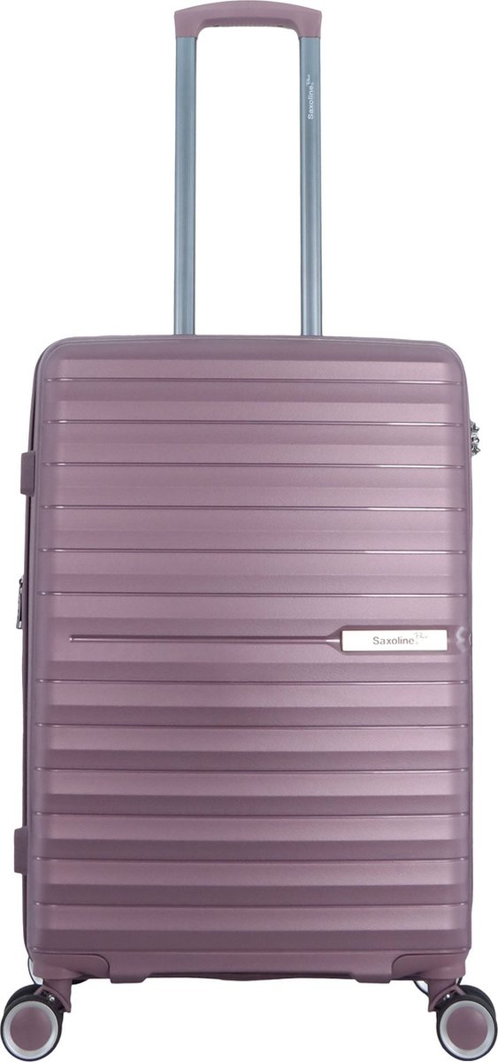 Saxoline Blue – Resort | Harde Koffer / Trolley – Medium (67L) – Paars - Paars / Medium