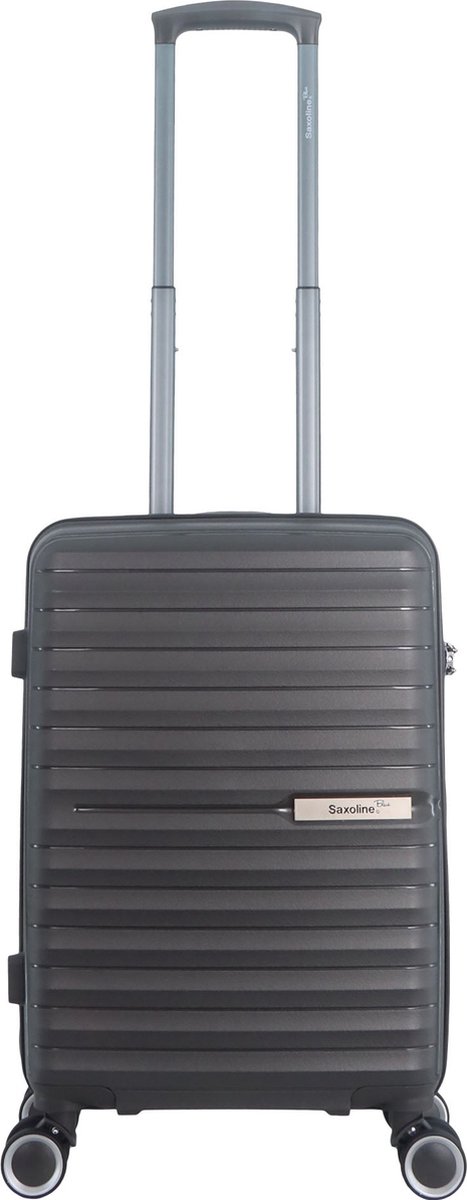 Saxoline Blue – Resort | Handbagage / Harde Koffer / Trolley – Small (33L) – Anthraciet - Antraciet / Small