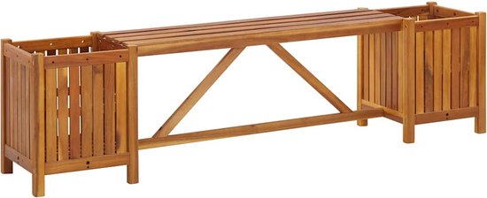 Plantenbak Met Bank voor Tuin en Terras