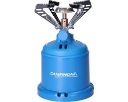 Campingaz 206 Camping kooktoestel - camping gasbrander 1 pits - 1250 Watt - blauw/zilver
