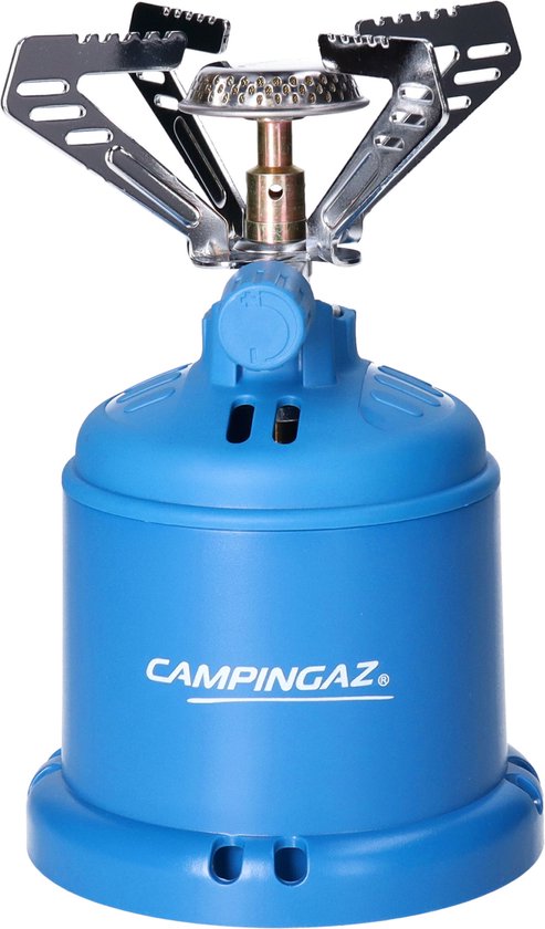 Campingaz 206 Camping kooktoestel - camping gasbrander 1 pits - 1250 Watt - blauw/zilver