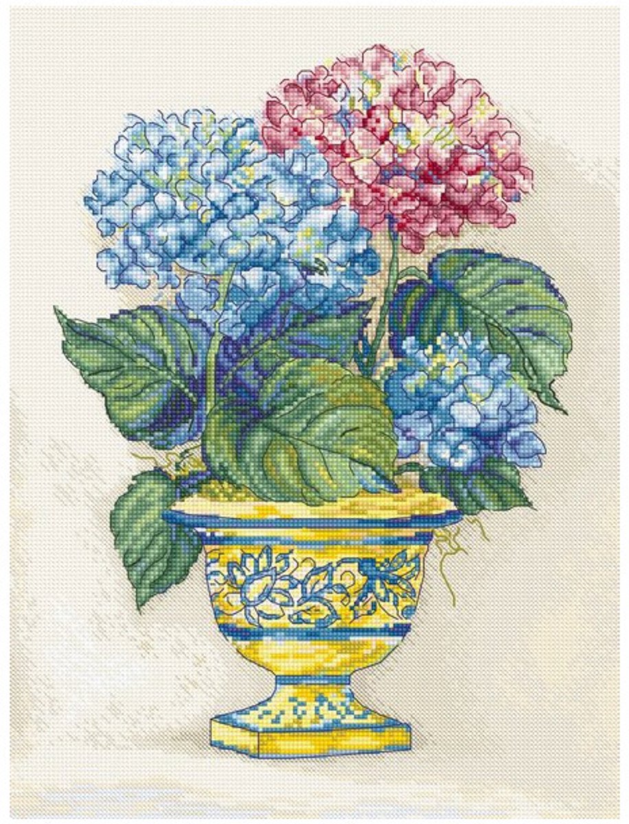 Leti Stitch Borduurpakket Hydrangea Blooms borduren (pakket) L8065