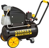Stanley Compressor 251/10/24S FMXCM0062E - Luchtcompressor 10Bar - 24L - 240L/Min - Geïntegreerd Anti-Slip Handvat - Zwart