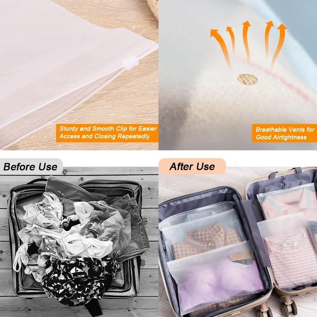 Lot De 5 Boîtes De Rangement Transparentes 10 Compartiments - Diviseurs Réglables, Parfait Pour Bijoux Ou Petits Outils !