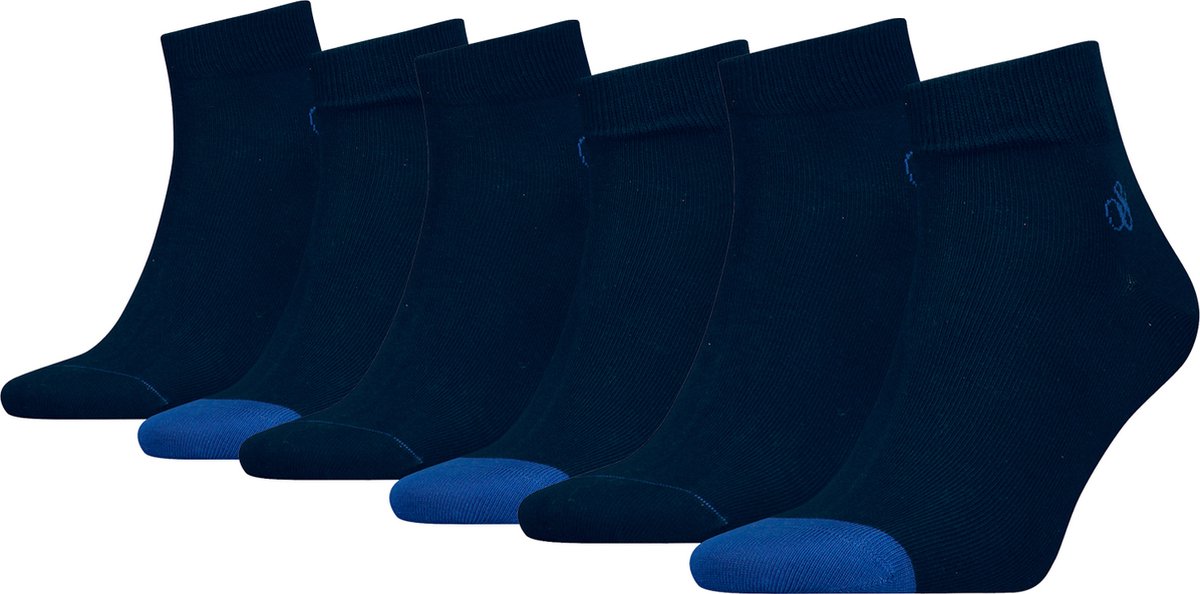 SOKKEN 6 PACK Scotch & Soda kwartsokken voor heren in een verpakking van 6