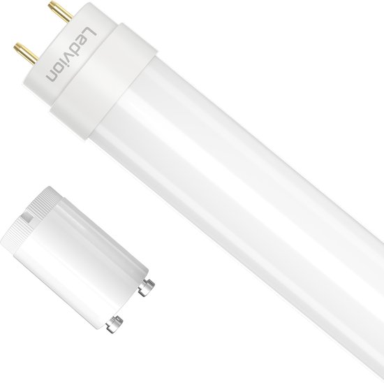 Ledvion - 2X LED Armatuur 120CM, IP65, RVS, 75.000 uur, Stof- en Ledvion - 2X LED Armatuur 120CM, IP65, RVS, 75.000 uur, Stof- en
