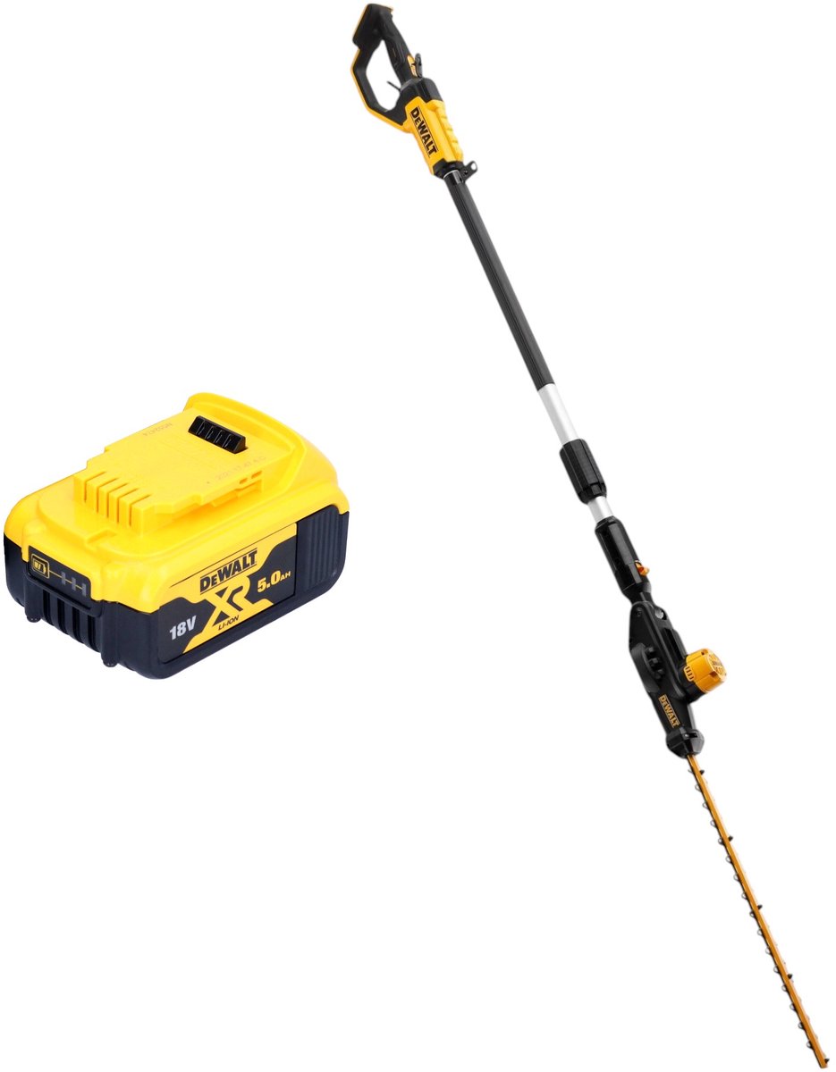 DeWalt DCMPH 566 N Accu-heggenschaar 18 V 55 cm + 1x accu 5.0 Ah - zonder oplader