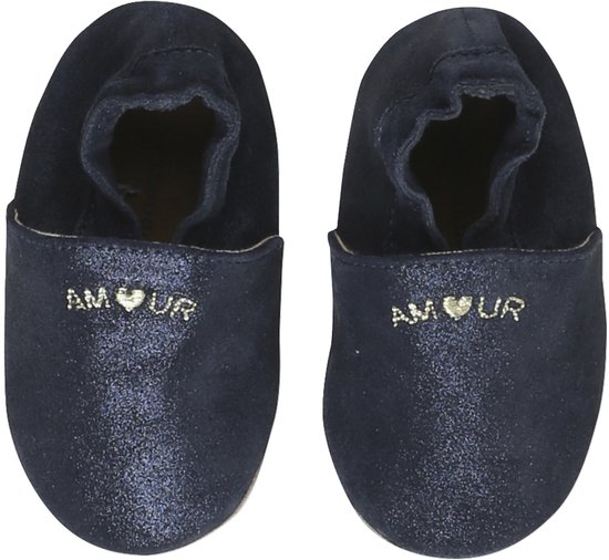 Vertbaudet Chaussons élastiqués en cuir souple bébé