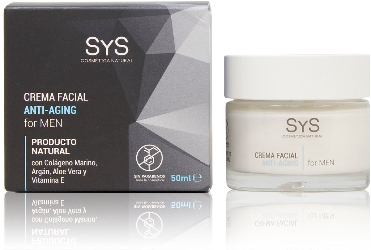 Gezichtscrème Anti-Aging voor Mannen 50ml – Hydraterend, Verstevigend
