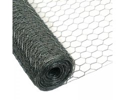 Kippengaas 25mm 0,80mm 75cm x 10m Verzinkt.