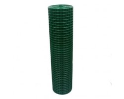 Volieregaas 12x12mm 1,05mm 50cm 10m groen.