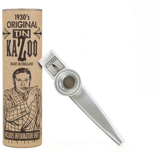 Clarke kazoo – metaal – silver coated
