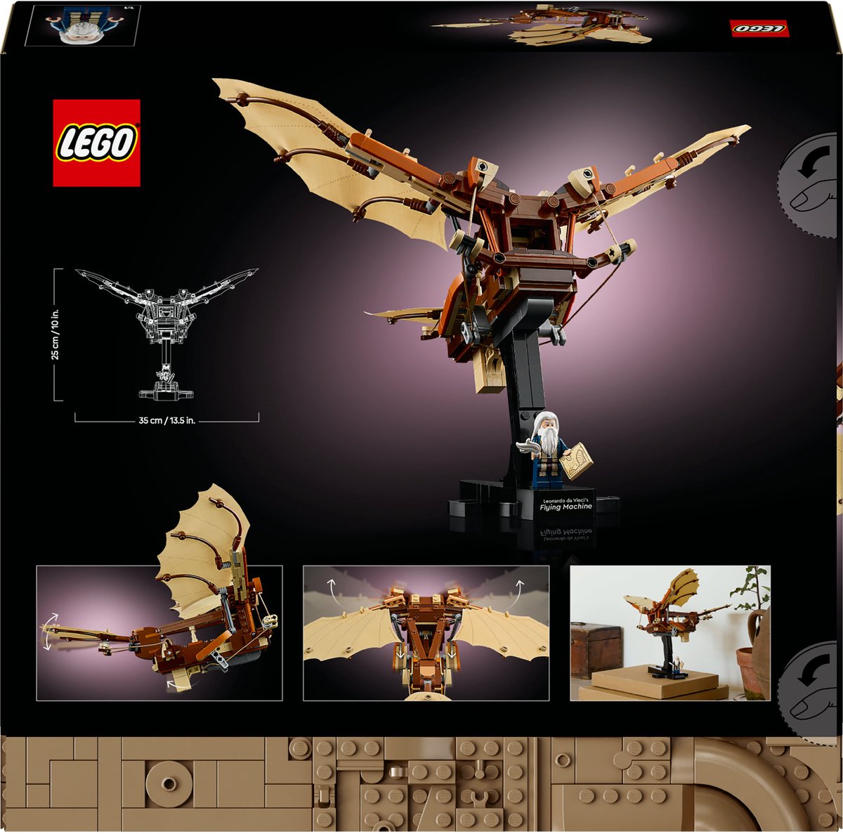 LEGO Icons De vliegmachine van Leonardo da Vinci - 10363 — afbeelding 11