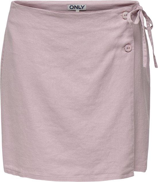 JACK & JONES Jxmary Linen Hw Skort Pnt Ladies Skort, beige