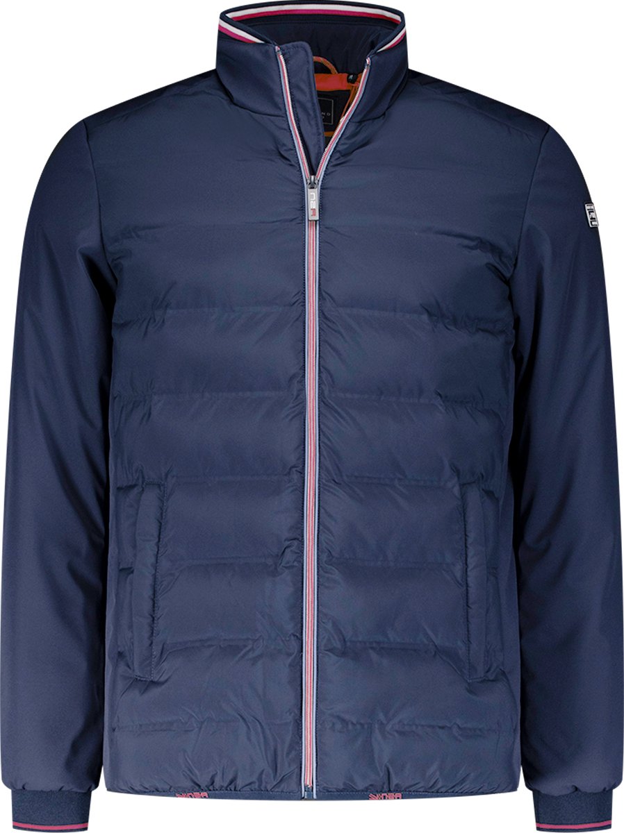 NZA - Blauw polyester bomberjack - Tin Blue