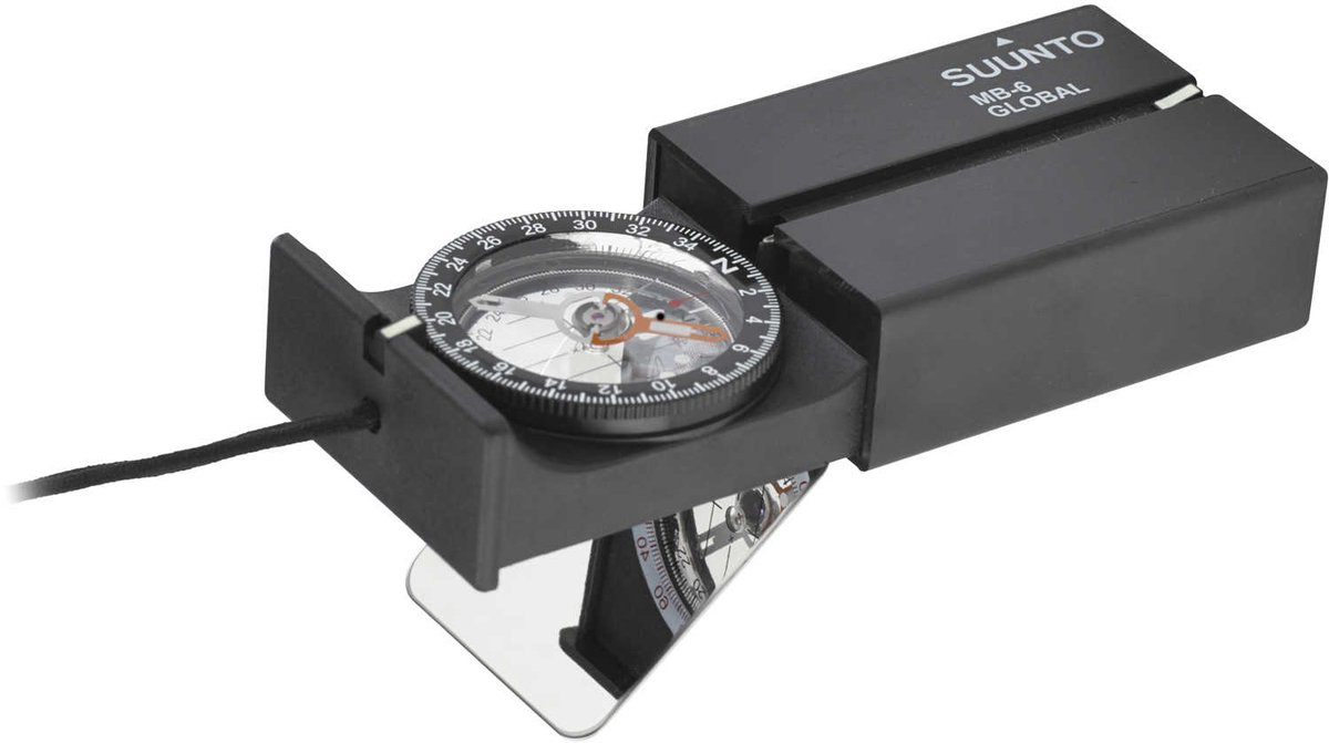 SUUNTO MB-6 NH Spiegelpeilkompas - Zwart