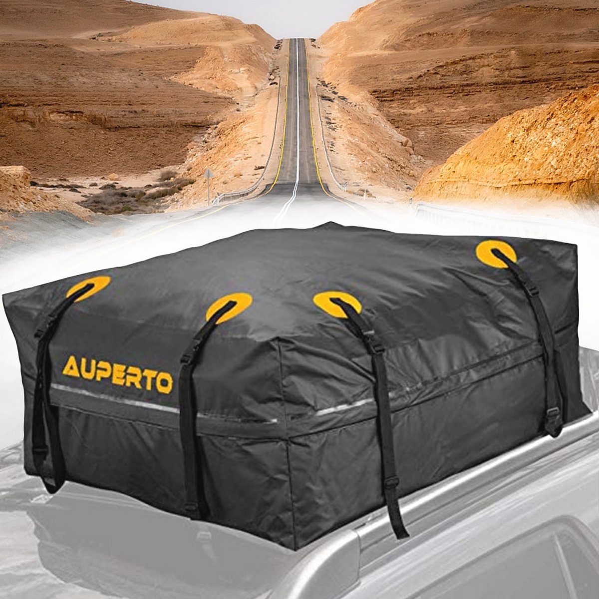 Dakkoffer 450 liter | Opvouwbare Waterdichte Bagagebox voor Reizen | Auto's, Bestelwagens, SUV's