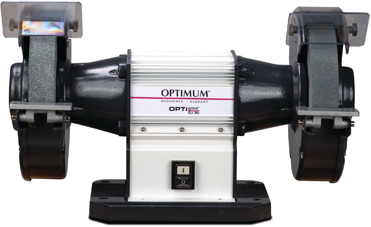 Dubbele slijpmachine dia. 300 mm traagdraaiend 1450 tpm 2200 W 400V inclusief twee slijpstenen Optigrind GU30 400V