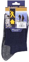 Soga - 2-Pack - Quarter Wandelsokken - Versterkte Duurzaamheid - Heren / Dames - marine - 46-48 - S12