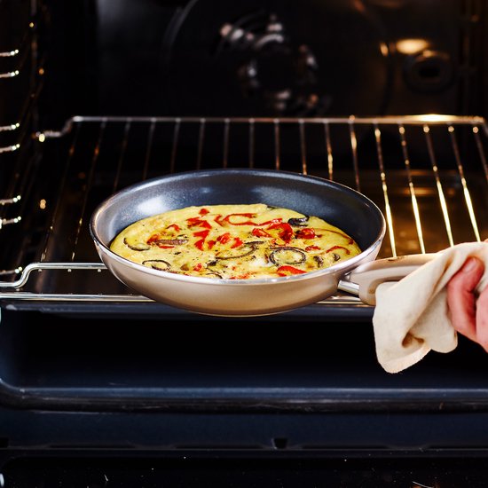 GreenPan Cambridge Koekenpan 20cm – PFAS-vrije antikleeflaag – Koekenpan inductie – Keramische koekenpan - Ovenbestendig tot 160°C - Koudgrepen - Brons