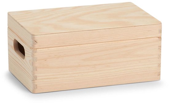 kersen fineer kist met houten grepen 1-40HC8