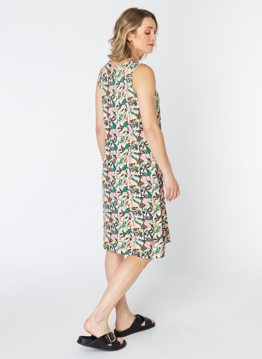 ES&SY Maya Dresses - Summer White/Multi-C - maat 38