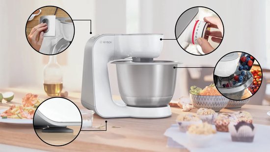 Bosch MUM58210 keukenmachine 1000 W 3,9 l Wit van Bosch — afbeelding 5