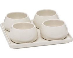 Secret de Gourmet Nora Aperitief set - 5-delig - Wit