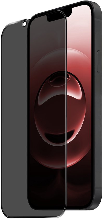 Protecteur d'écran de confidentialité pour iPhone, noir.