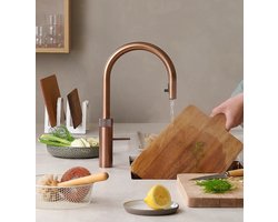 Quooker Flex Koper Rose met Combi Boiler