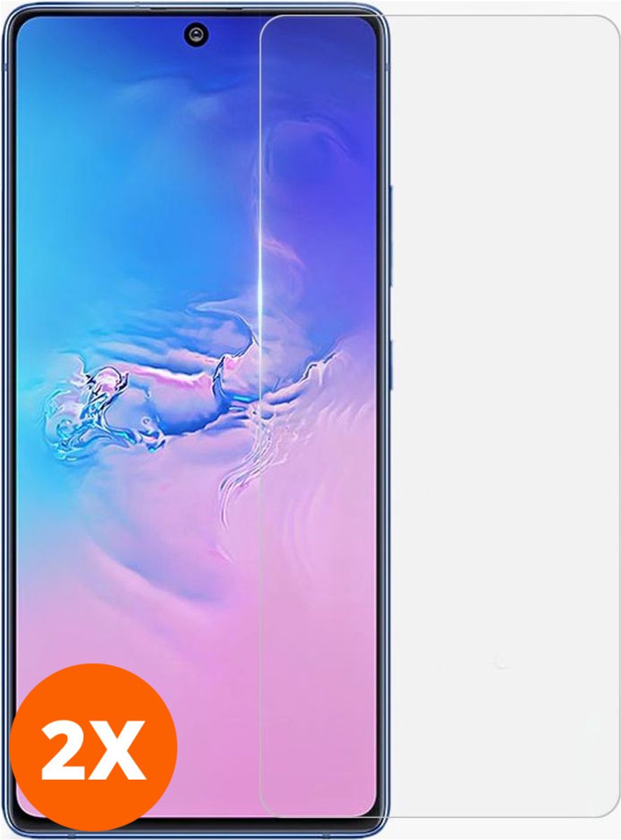 Mobigear Screenprotector geschikt voor Samsung Galaxy S10 Glazen | Mobigear Screenprotector - Case Friendly (2-Pack)