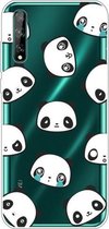 Voor Huawei Enjoy 10s Lucency Painted TPU beschermhoes (Panda)