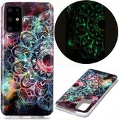 Voor Samsung Galaxy S20 + Lichtgevende TPU zachte beschermhoes (Mandala Flower)
