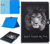 Voor iPad Pro 10.5 Stiksels Horizontale flip lederen tas met houder en kaartsleuven en slaap- / wekfunctie (leeuw)