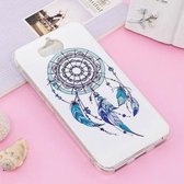 Voor Huawei Y5 (2017) / Y6 (2017) Noctilucent IMD Veer Dream Catcher Patroon Zachte TPU Case Protector Cover