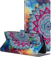 Voor Galaxy S20 Ultra Olie Reliëf Gekleurd Tekening Patroon Horizontaal Flip PU Lederen Case met Houder & Kaartsleuven & Portemonnee (Half Zonnebloem)