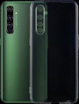 Voor OPPO Realme X50 Pro TPU ultradunne transparante mobiele telefoonhoes