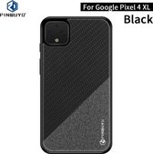 Voor Google Pixel4 XL PINWUYO Rong-serie schokbestendige pc + TPU + beschermhoes van chemische vezeldoek (zwart)