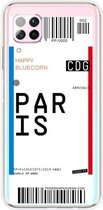 Voor Huawei P40 Lite 4G Boarding Card Series Pattern TPU beschermhoes (Parijs)