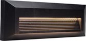 LED wandlamp rechthoek | opbouw | voetpad lamp | 3W | 3000K - Warm wit