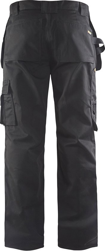 Blaklader Pantalon de travail avec genouillères 15301860 Pantalon de travail Noir NL: 58 BE: 52