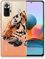 Silicone Case Xiaomi Redmi Note 10 Pro Telefoonhoesje Tiger