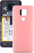 Batterij-achterklep voor Motorola Moto G9 Play / Moto G9 (India) (roze)