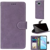 Voor Xiaomi Mi 10T Lite Retro Frosted Horizontale Flip PU lederen tas met houder & kaartsleuven & portemonnee & fotolijst (paars)